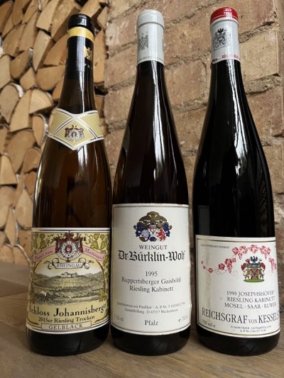 Various including - 1995 Dr. Burklin-Wolf, Ruppertsberger Gaisbohl Riesling TBA, Pfalz