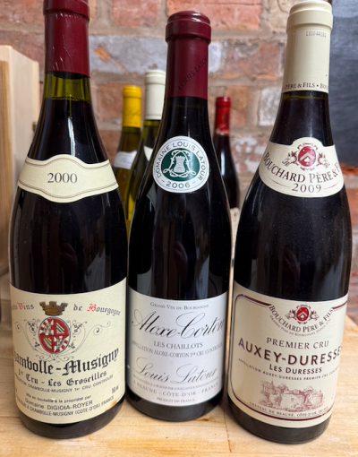 mixed burgundy x 3