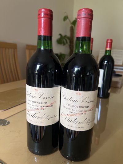 1984 Château Cissac, Cru Bourgeois, Haut-Médoc (2 Bottles)
