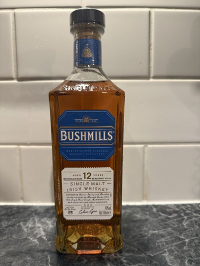 Bushmills, Single Malt Irish Whiskey 12YO
