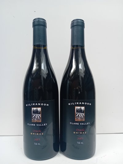 2 x Kilikanoon Oracle Shiraz 2003 RP 97pts