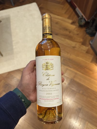 Chateau de Rayne Vigneau Premier Cru Classe, Sauternes