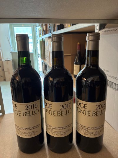 Ridge, California Cabernet Sauvignon Monte Bello, Santa Cruz Mountains