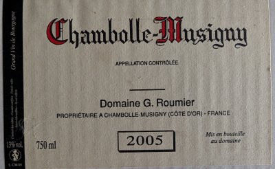 Domaine Georges Roumier, Chambolle-Musigny. Case of 6