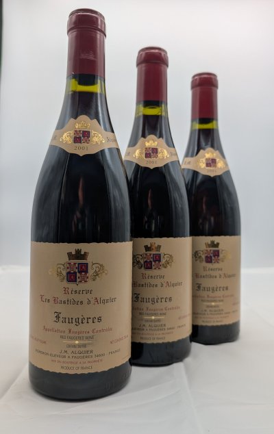 Jean-Michel Alquier, Reserve Les Bastides d'Alquier, Faugeres 2001