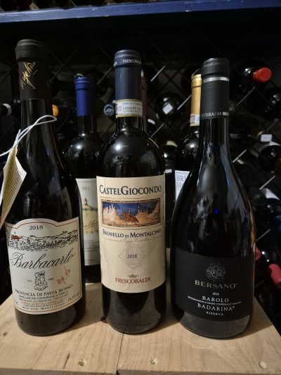 6 x Bersano Barolo ,Frescobaldi, Barbacarlo,Poggio Salvi