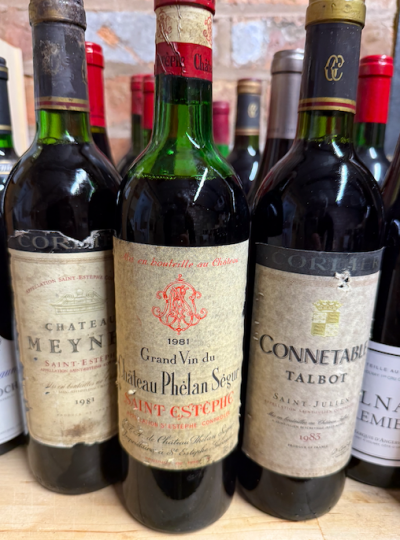 bordeaux bin ends x 3