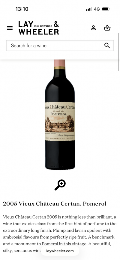 Vieux Chateau Certan, Pomerol