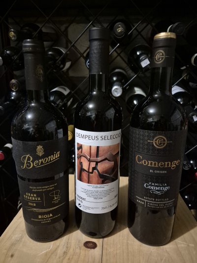 6 x Ribera del Duero , Priorat , Rioja 