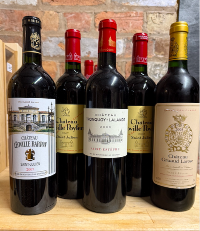 bordeaux bin ends x 5