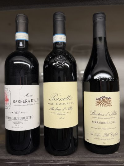 Barbera d'Alba - mixed three pack - GB Burlotto, Prunotto, Cigliuti