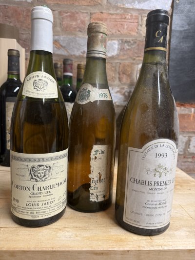 mixed burgundy bin ends x3