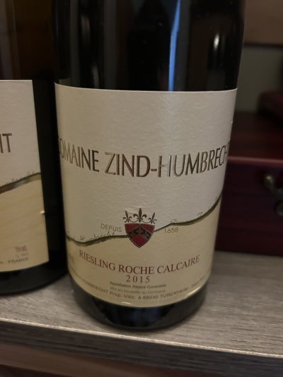 Domaine Zind humbrecht Riesling roche calcaire 