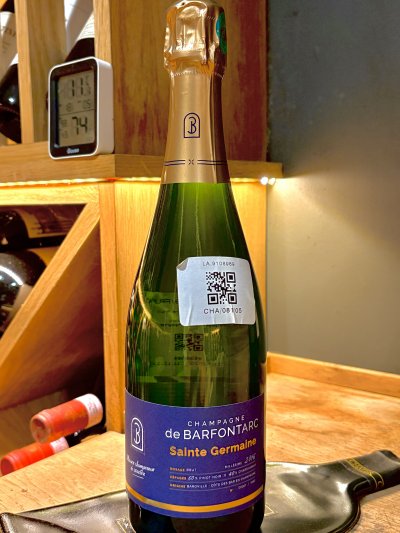 Champagne de Barfontarc Sainte Germaine 60% pinot noir 40% chardonnay