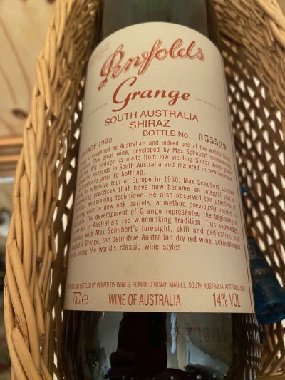 Penfolds Grange 1999