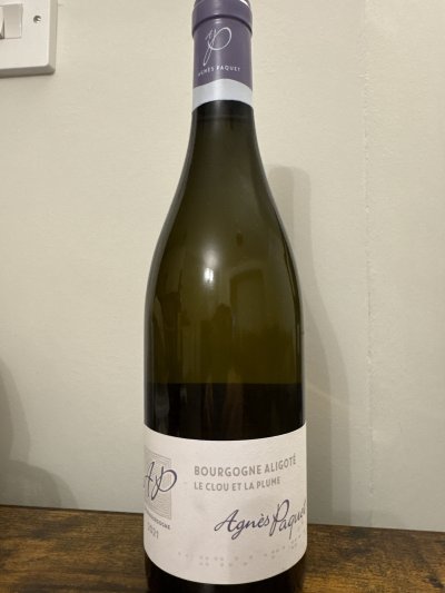 Agnes Paquet, Bourgogne Aligote, Le Clou et La Plume