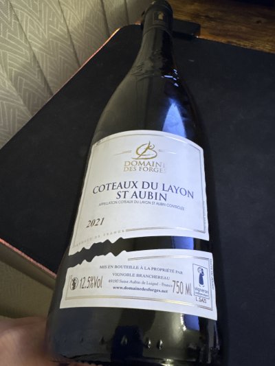 Domaine des Forges, Coteaux du Layon, Saint Aubin
