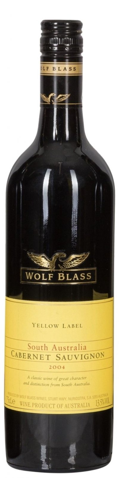 Wolf Blass, Yellow Label Cabernet Sauvignon, South Australia