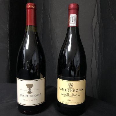 BOSCHKLOOF, Syrah, Stellenbosch and LANDSKROON, Syrah, Stellenbosch