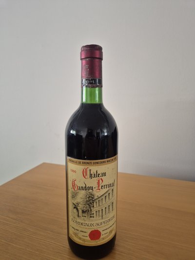 Château Gandoy Perrinat 1990 – Bordeaux Supérieur (France)