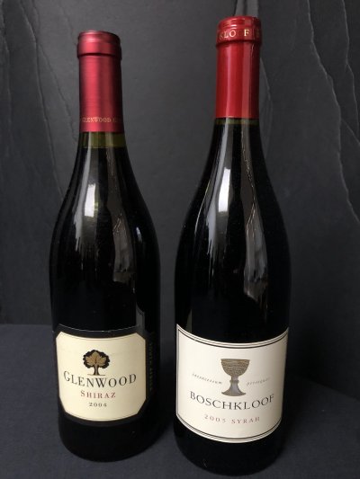 Boschkloof, Syrah, Stellenbosch and GlenWood Shiraz