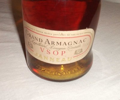 JANNEAU, Grand Armagnac. VSOP.  Brandy. 
