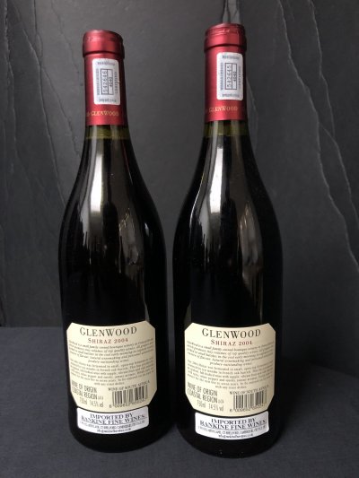 GLENWOOD, Shiraz, Franschhoek, 2004