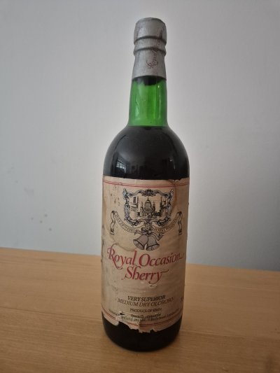 1981 Royal Wedding Commemorative Sherry – Unopened