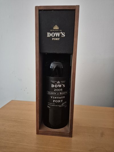 Dow's Quinta do Bomfim Vintage Port 2005 – Presented in Original Wooden Case