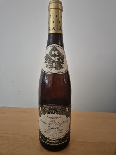 1985 Rudolf Müller Niersteiner Spiegelberg Spätlese – Rare Mature German Riesling