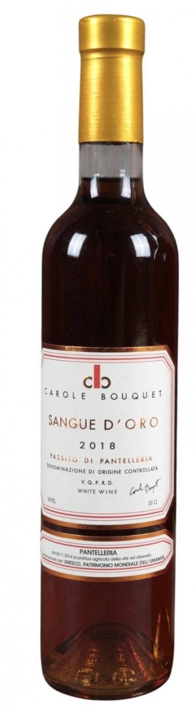 Carole Bouquet – Sangue d'Oro 2018 Passito di Pantelleria DOC – Sicily, Italy