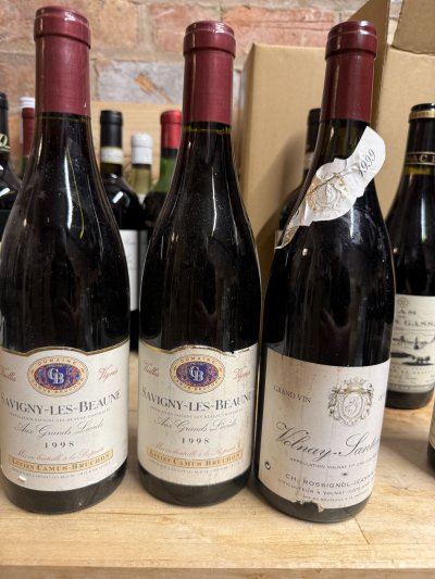 mixed red burgundy x 3
