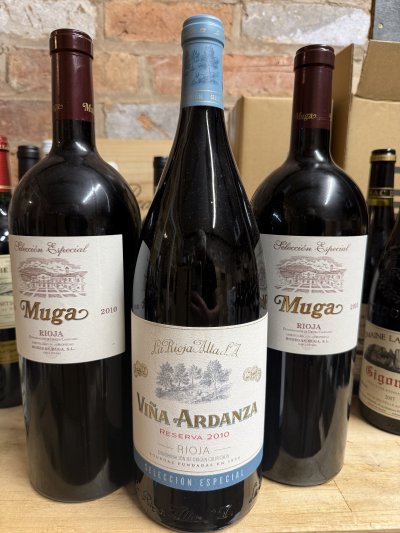 mixed MUGA & VINA ARDANZA magnums x3 