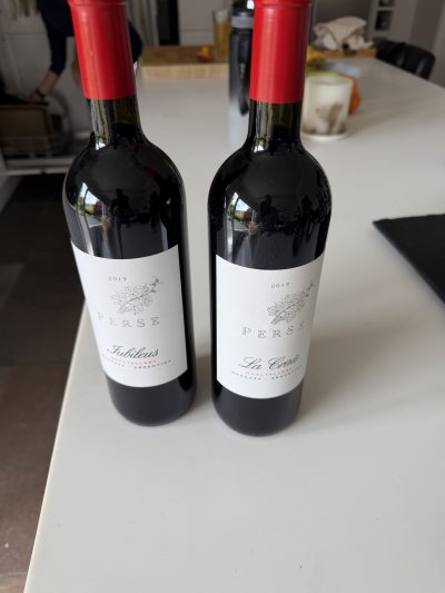 PerSe, 2017 Gualtallary Iubileus and Craie, Tupungato and 1 Glaetzer Mon Pere Tasmania Shiraz 2016