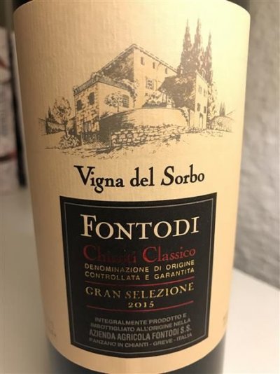 2015 Fontodi, Chianti, Classico Riserva Vigna Del Sorbo