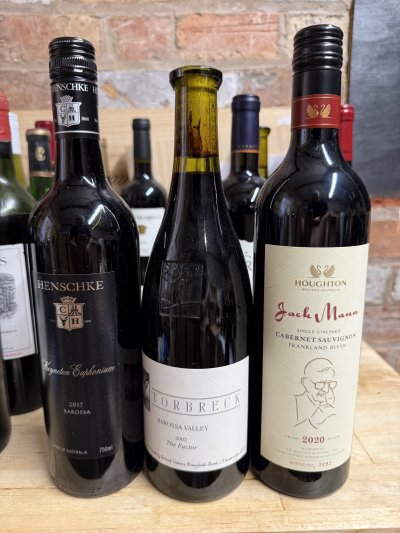 mixed top australian x 3 inc torbreck faxctor 2002 99pts