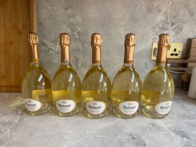 Ruinart, Blanc de Blancs 5 BOTTLES