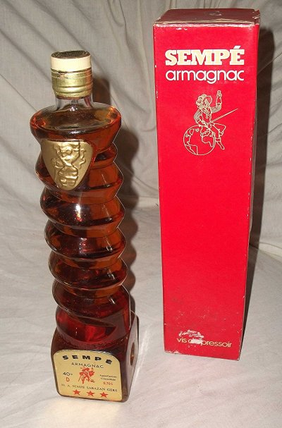 1970s SEMPE ARMAGNAC.   Boxed. H.A. SEMPE SABAZAN GERS.