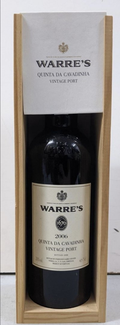 Warre's Quinta da Cavadinha Vintage Port 2006 – Presented in Original Wooden Case