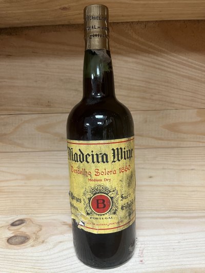 1880 H.M. Borges Verdelho Solera Madeira Wine, 0.75L Ultra Rare