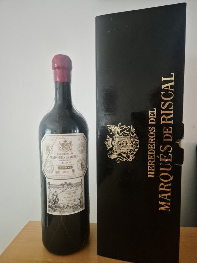 1999 Herederos del Marqués de Riscal Reserva – 3 Litre Jeroboam – Boxed WOW