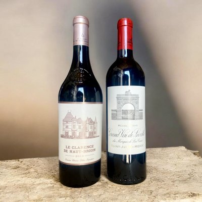 Chateau Leoville Las Cases 2eme Cru Classe Saint-Julien 2010 and Le Clarence de Haut Brion 2010