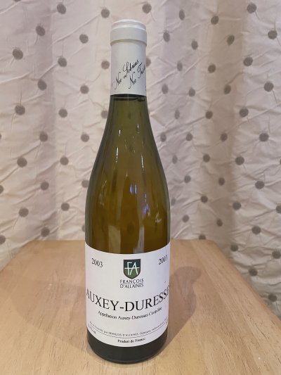 Francois D’Allaines, Auxey-Duresses, Blanc