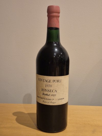 Fonseca 1970 Vintage Port – Bottled by Berry Bros. & Rudd, London