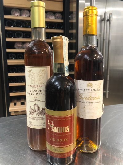 dessert wine collection x 3