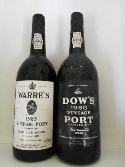 Port from the 1980s; Dow and Warre's
