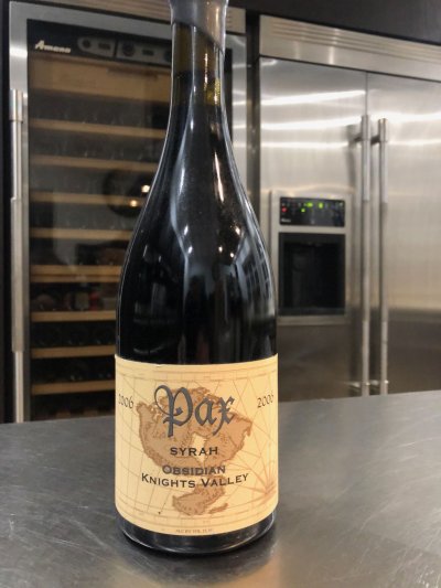 Pax, Syrah Obsidian, California, Knights Valley, United States, AVA