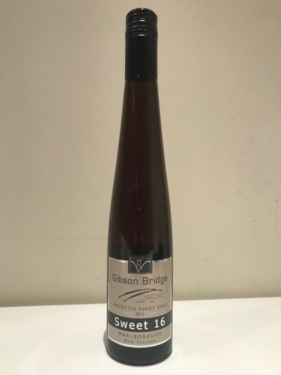 Gibson Bridge, Botrytis Pinot Gris, 2011 - Sweet 16, Marlborough, New Zealand, Reserve