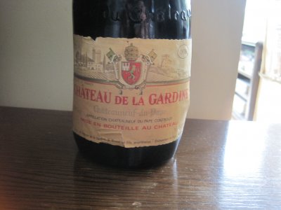 Chateau de la Gardine 1976 Chateauneuf du Pape