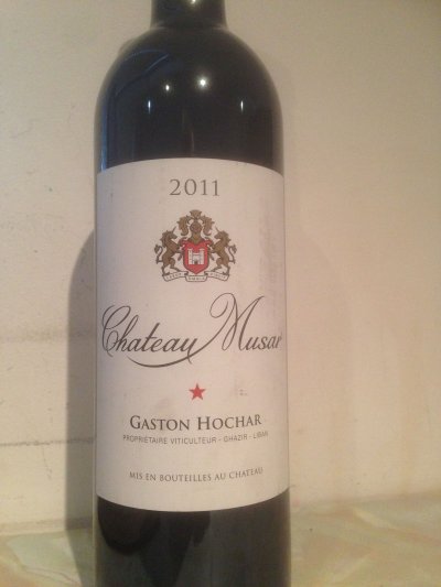 Musar, Musar Red, Bekaa Valley, Lebanon